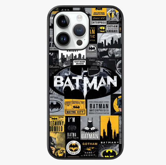 Knight Gotham Rise Glass Case showing full back design in clean flat view with glossy glass finish.