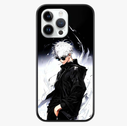 Limitless Shadow King Glass Case showing full back design in clean flat view with glossy glass finish.
