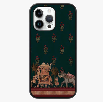 Macmerise Glass Case showing full back design in clean flat view with glossy glass finish.