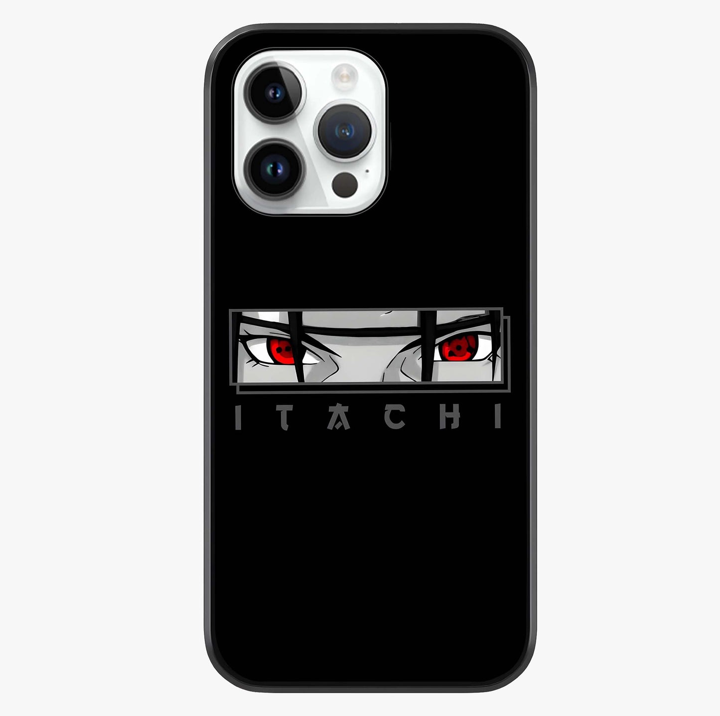 Scarlet Gaze Dominance Glass Case showing full back design in clean flat view with glossy glass finish.