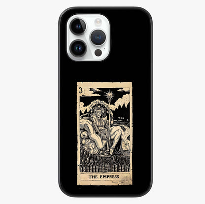 The Empress Glass Case showing full back design in clean flat view with glossy glass finish.