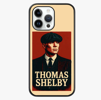 Vintage Mafia Authority Glass Case showing full back design in clean flat view with glossy glass finish.