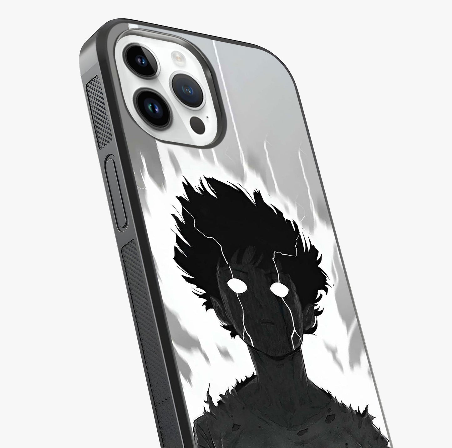Awakened Inner Rage Glass Case captured at a warm angle highlighting gloss, texture and premium glass finish.
