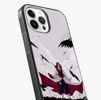Crimson Crow Ascension Glass Case captured at a warm angle highlighting gloss, texture and premium glass finish.