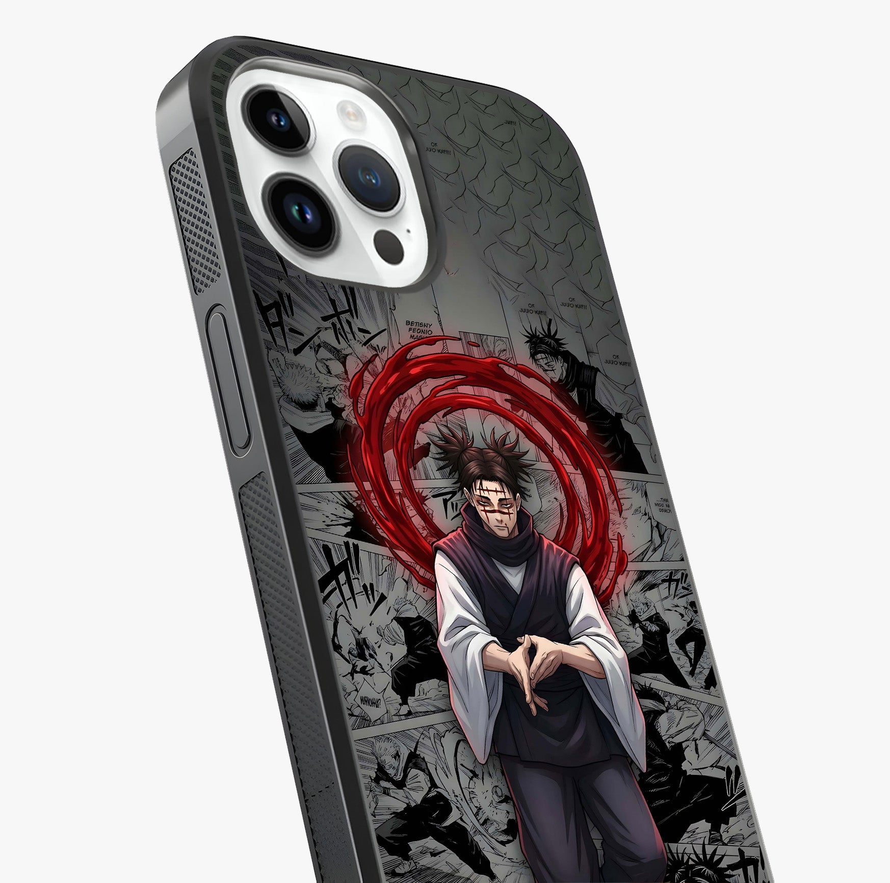 Cursed Ritual Ascension Glass Case captured at a warm angle highlighting gloss, texture and premium glass finish.