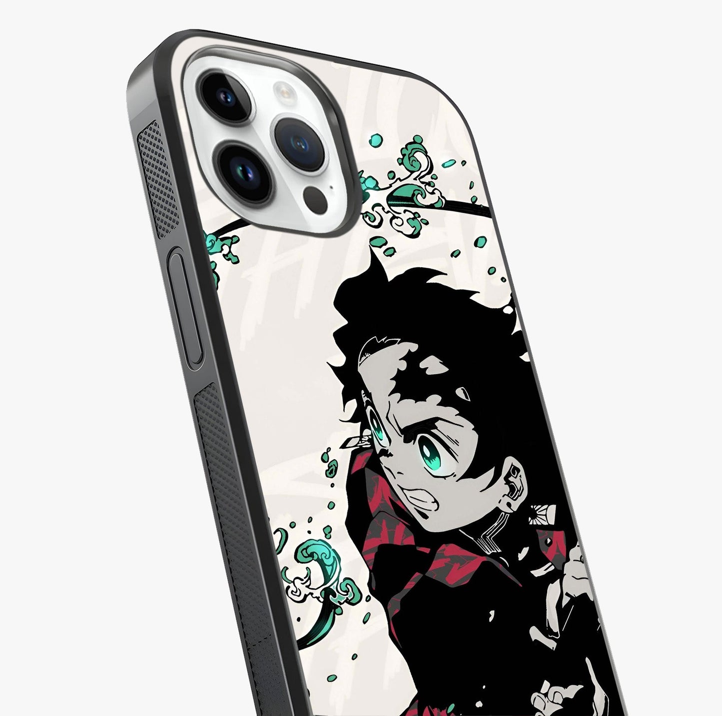 Demon Slayer Glass Case captured at a warm angle highlighting gloss, texture and premium glass finish.