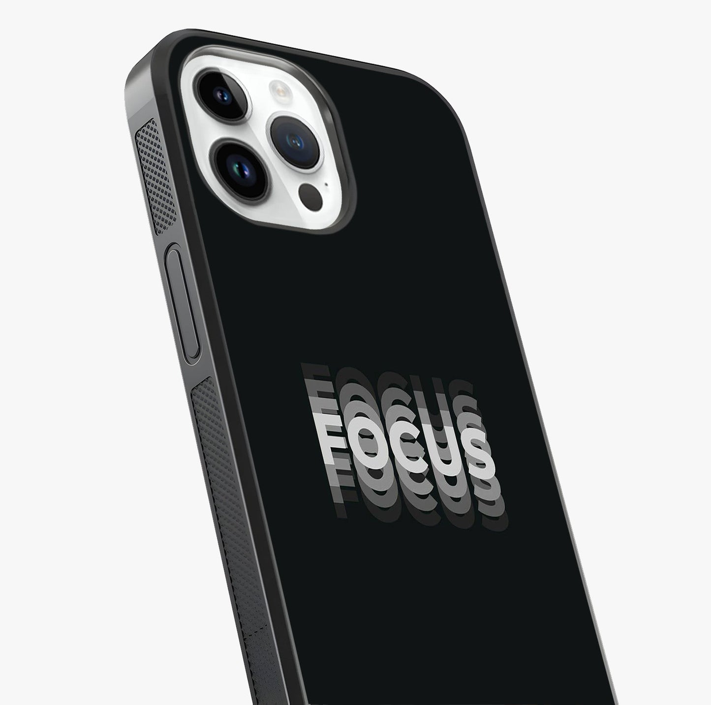 Focus Mode On Glass Case captured at a warm angle highlighting gloss, texture and premium glass finish.