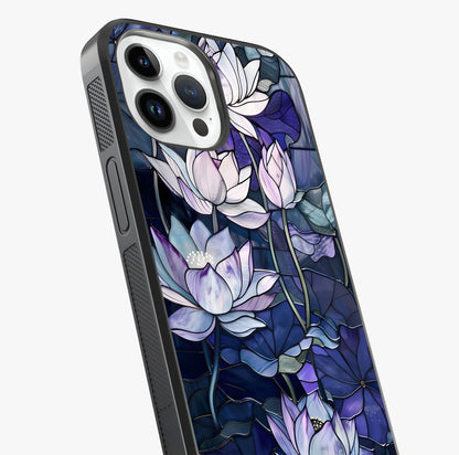 Gloss Petal Rush Glass Case captured at a warm angle highlighting gloss, texture and premium glass finish.