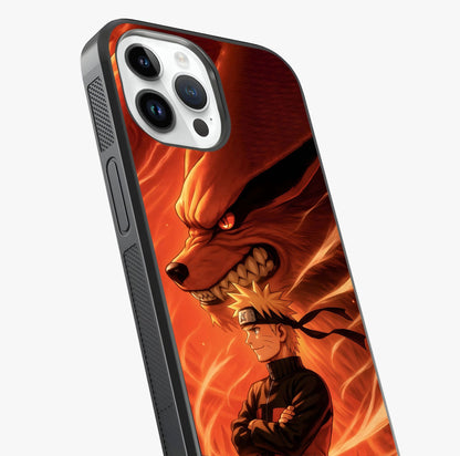 Nine Tails Legacy Glass Case captured at a warm angle highlighting gloss, texture and premium glass finish.