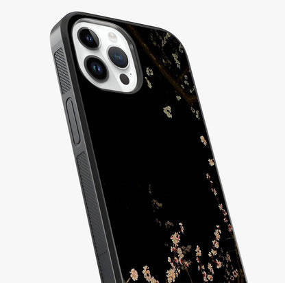 Petal Moon Light With Custom Name Glass Case captured at a warm angle highlighting gloss, texture and premium glass finish.
