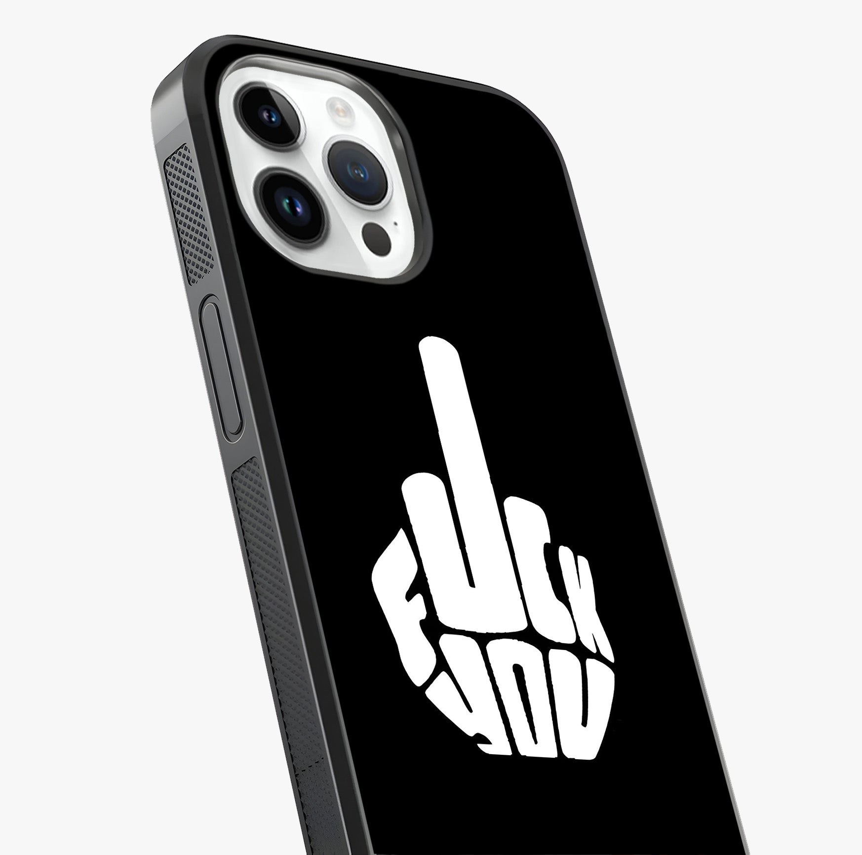 Rebel Mode On Glass Case captured at a warm angle highlighting gloss, texture and premium glass finish.