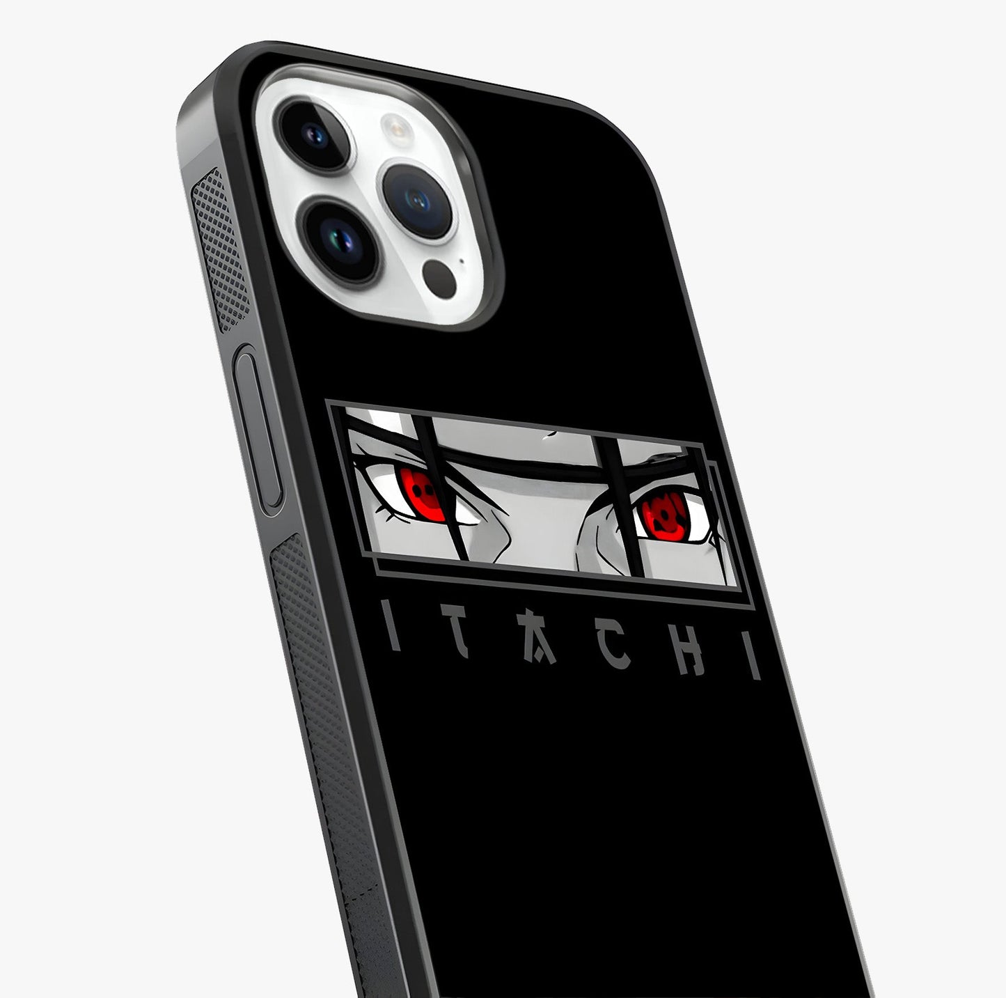 Scarlet Gaze Dominance Glass Case captured at a warm angle highlighting gloss, texture and premium glass finish.
