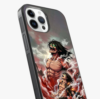 Titan Awakening Fury Glass Case captured at a warm angle highlighting gloss, texture and premium glass finish.