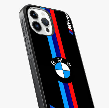 Turbo Bmw Beast Glass Case captured at a warm angle highlighting gloss, texture and premium glass finish.