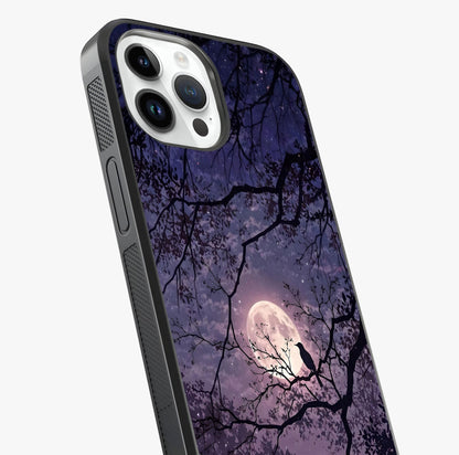 Whispering Moon Silence Glass Case captured at a warm angle highlighting gloss, texture and premium glass finish.