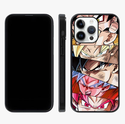 Anime Character Glass Case displayed upright for full design visibility and premium finish.
