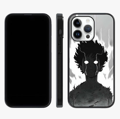 Awakened Inner Rage Glass Case displayed upright for full design visibility and premium finish.