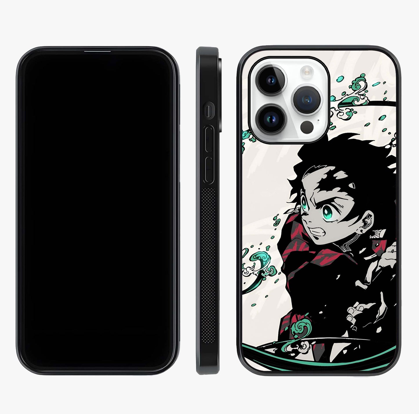 Demon Slayer Glass Case displayed upright for full design visibility and premium finish.