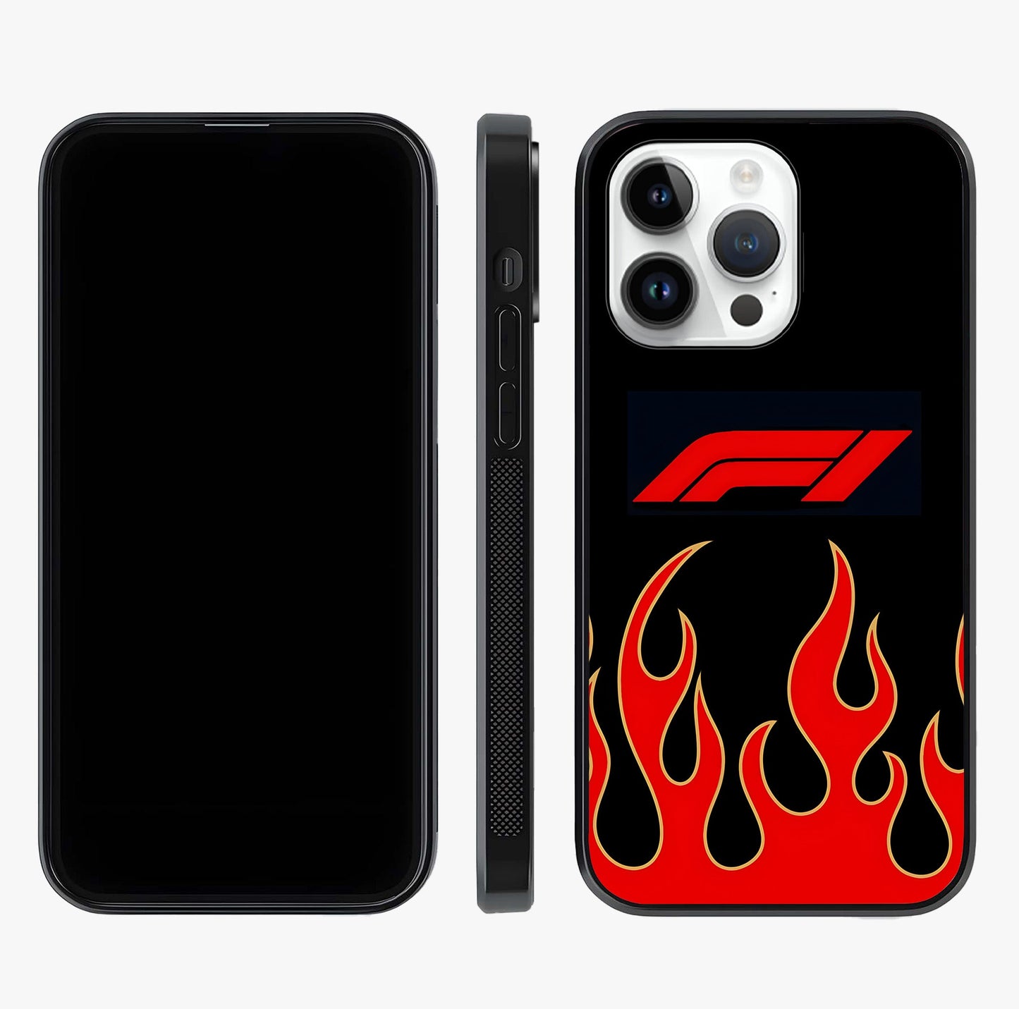 Fire F11 Glass Case displayed upright for full design visibility and premium finish.