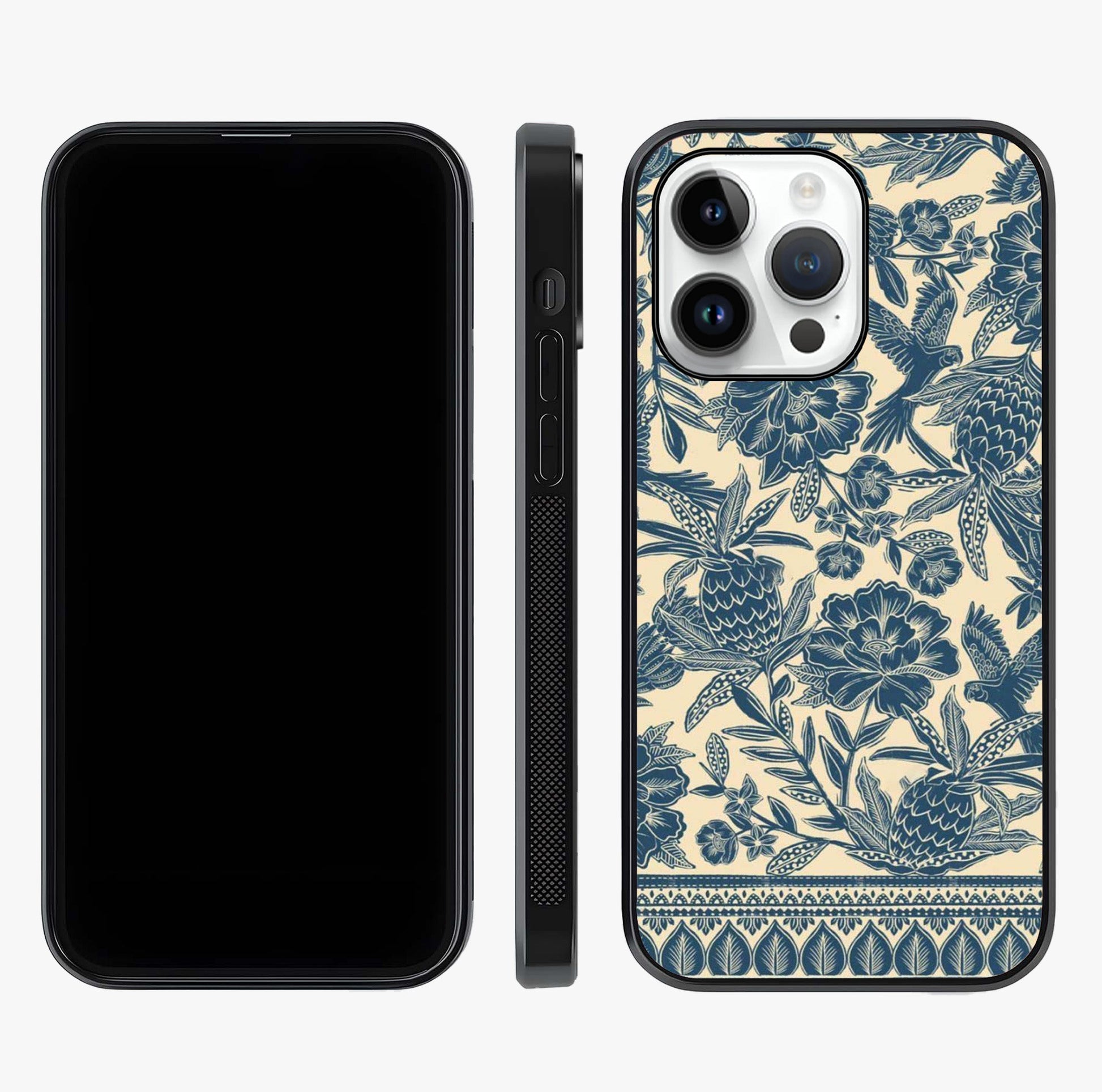 Heirloom Wild Bloom Glass Case displayed upright for full design visibility and premium finish.