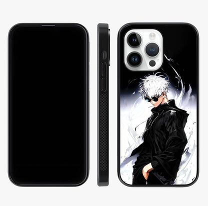 Limitless Shadow King Glass Case displayed upright for full design visibility and premium finish.