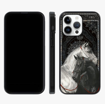 Majestic Ride Legacy Glass Case displayed upright for full design visibility and premium finish.