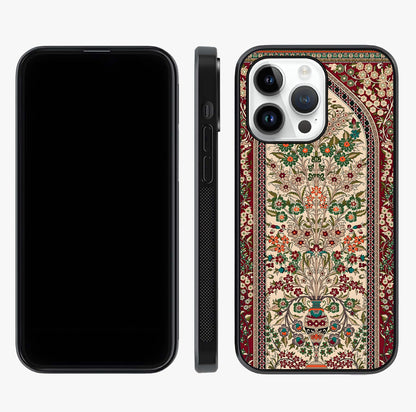 Persian Inspired Glass Case displayed upright for full design visibility and premium finish.
