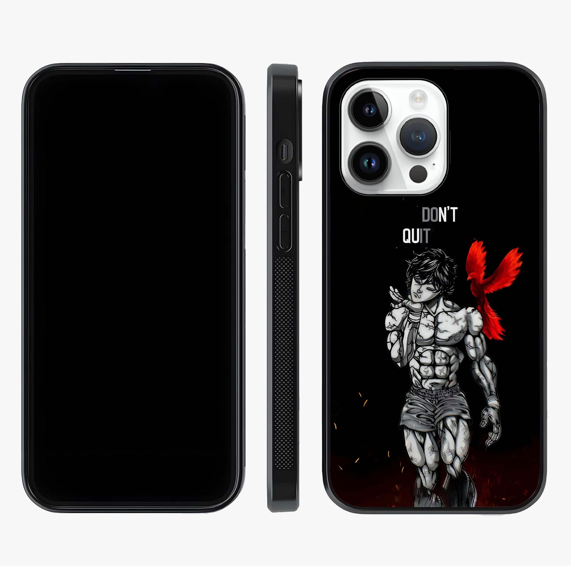 Rise Beyond Limits Glass Case displayed upright for full design visibility and premium finish.