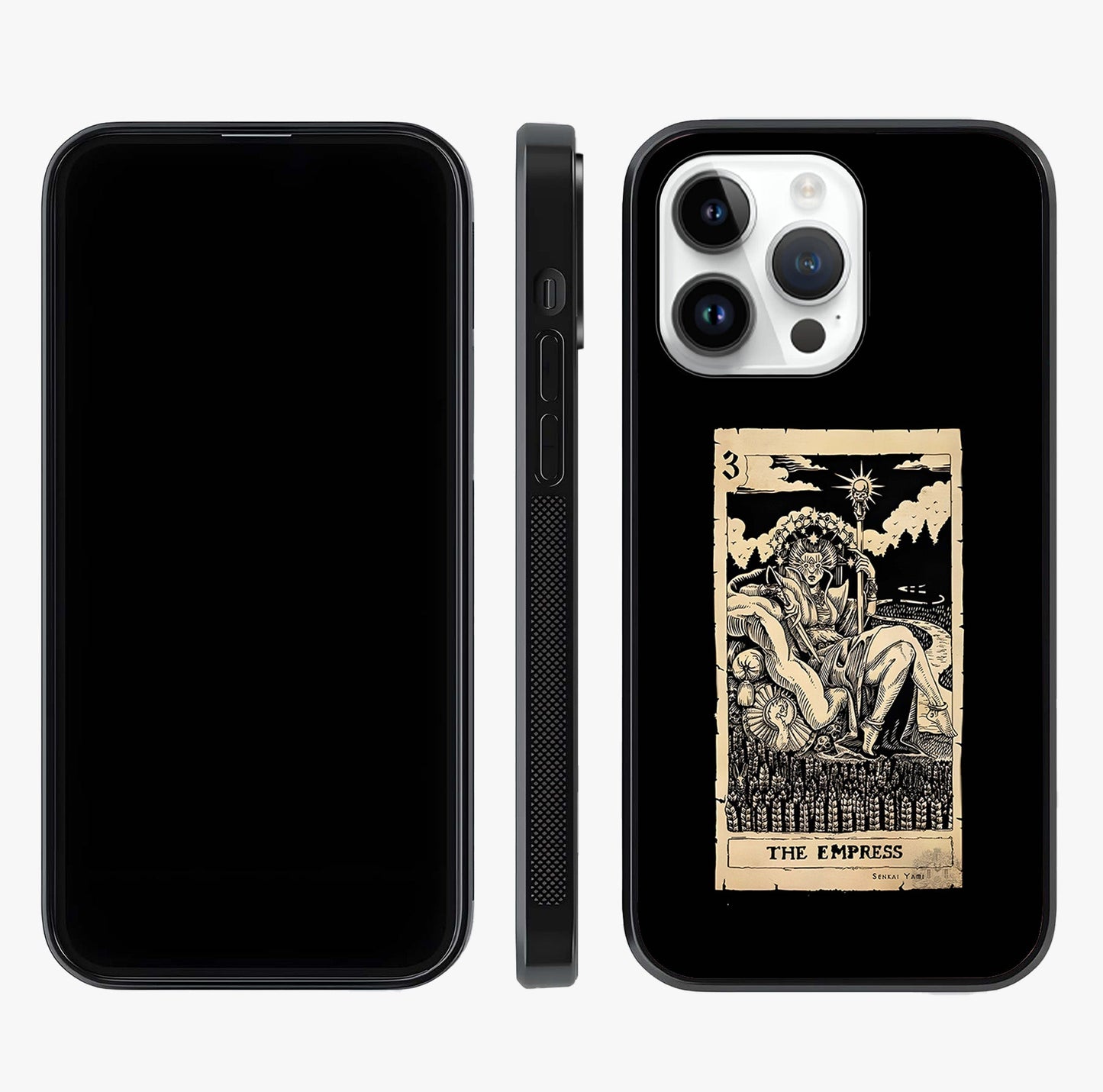 The Empress Glass Case displayed upright for full design visibility and premium finish.