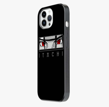 Scarlet Gaze Dominance Glass Case photographed in natural light showing reflective finish and design depth.