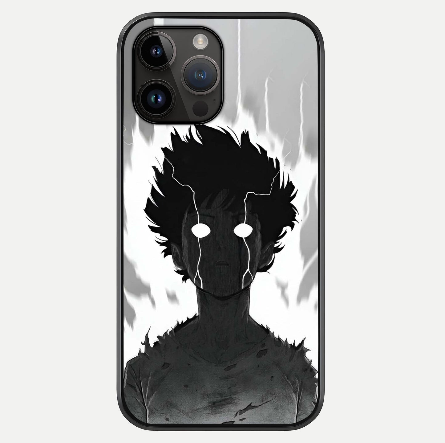 Awakened Inner Rage Glass Case showing full back design in clean flat view with glossy glass finish.