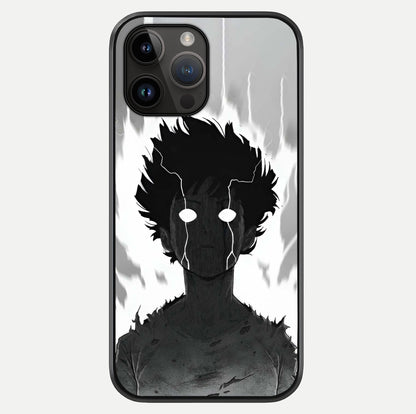 Awakened Inner Rage Glass Case showing full back design in clean flat view with glossy glass finish.