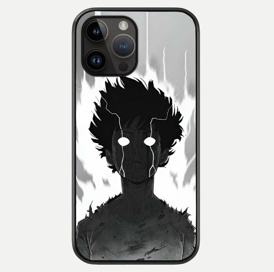 Awakened Inner Rage Glass Case showing full back design in clean flat view with glossy glass finish.