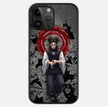 Cursed Ritual Ascension Glass Case showing full back design in clean flat view with glossy glass finish.
