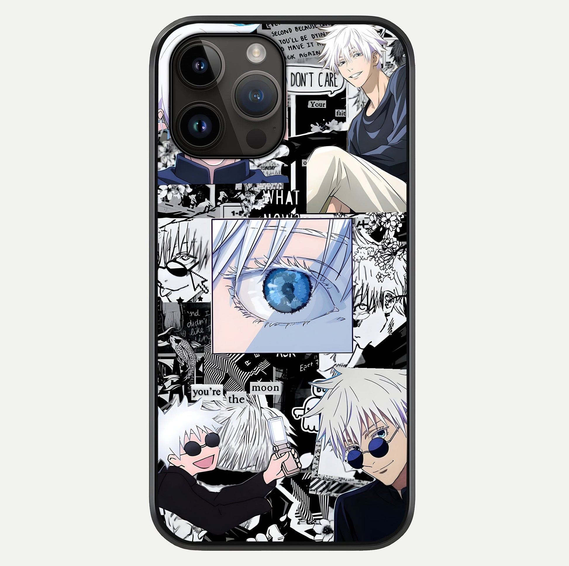 Infinity Sorcerer Chaos Glass Case showing full back design in clean flat view with glossy glass finish.