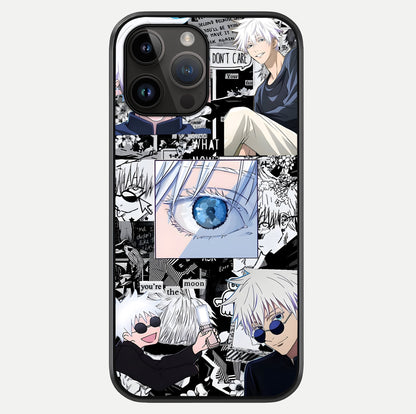 Infinity Sorcerer Chaos Glass Case showing full back design in clean flat view with glossy glass finish.