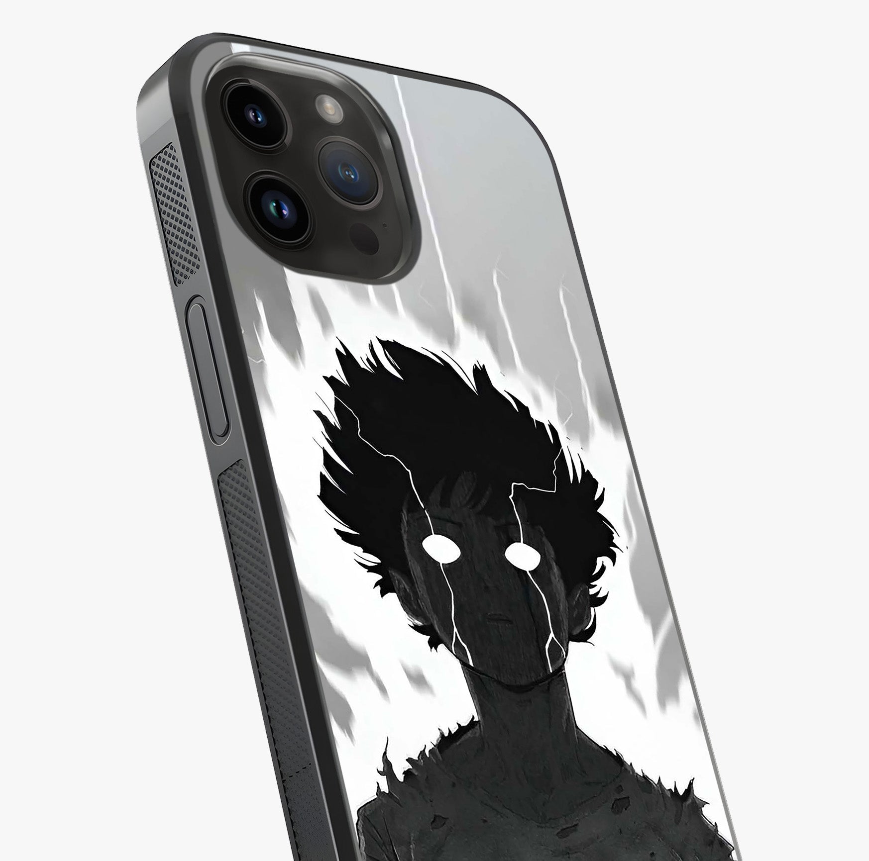 Awakened Inner Rage Glass Case captured at a warm angle highlighting gloss, texture and premium glass finish.