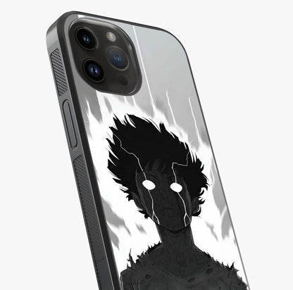 Awakened Inner Rage Glass Case captured at a warm angle highlighting gloss, texture and premium glass finish.