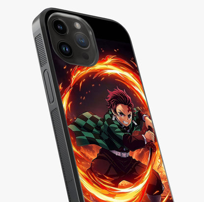 Blazing Sword Resolve Glass Case captured at a warm angle highlighting gloss, texture and premium glass finish.