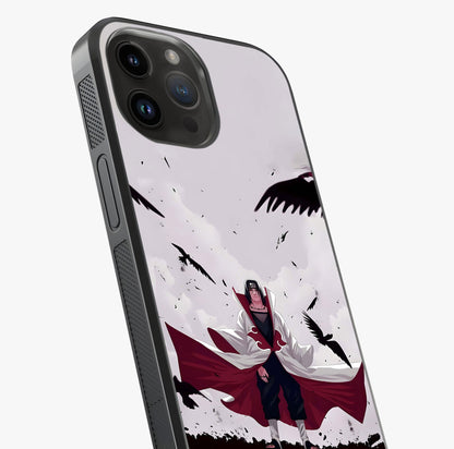 Crimson Crow Ascension Glass Case captured at a warm angle highlighting gloss, texture and premium glass finish.