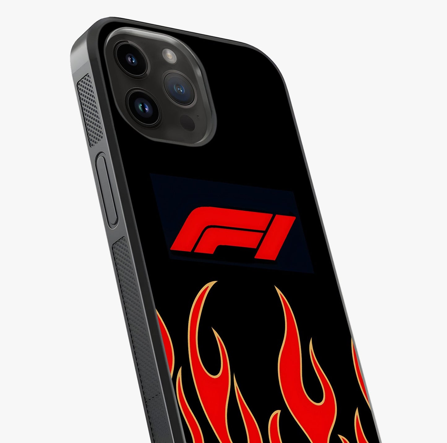 Fire F11 Glass Case captured at a warm angle highlighting gloss, texture and premium glass finish.