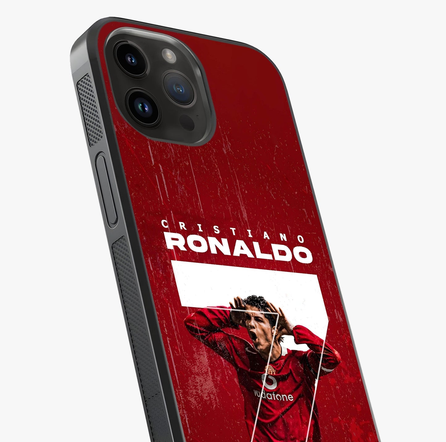 Goal Celebration Legacy Glass Case captured at a warm angle highlighting gloss, texture and premium glass finish.