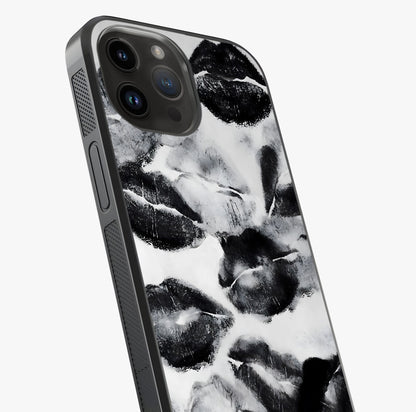 Midnight Kiss Marks Glass Case captured at a warm angle highlighting gloss, texture and premium glass finish.