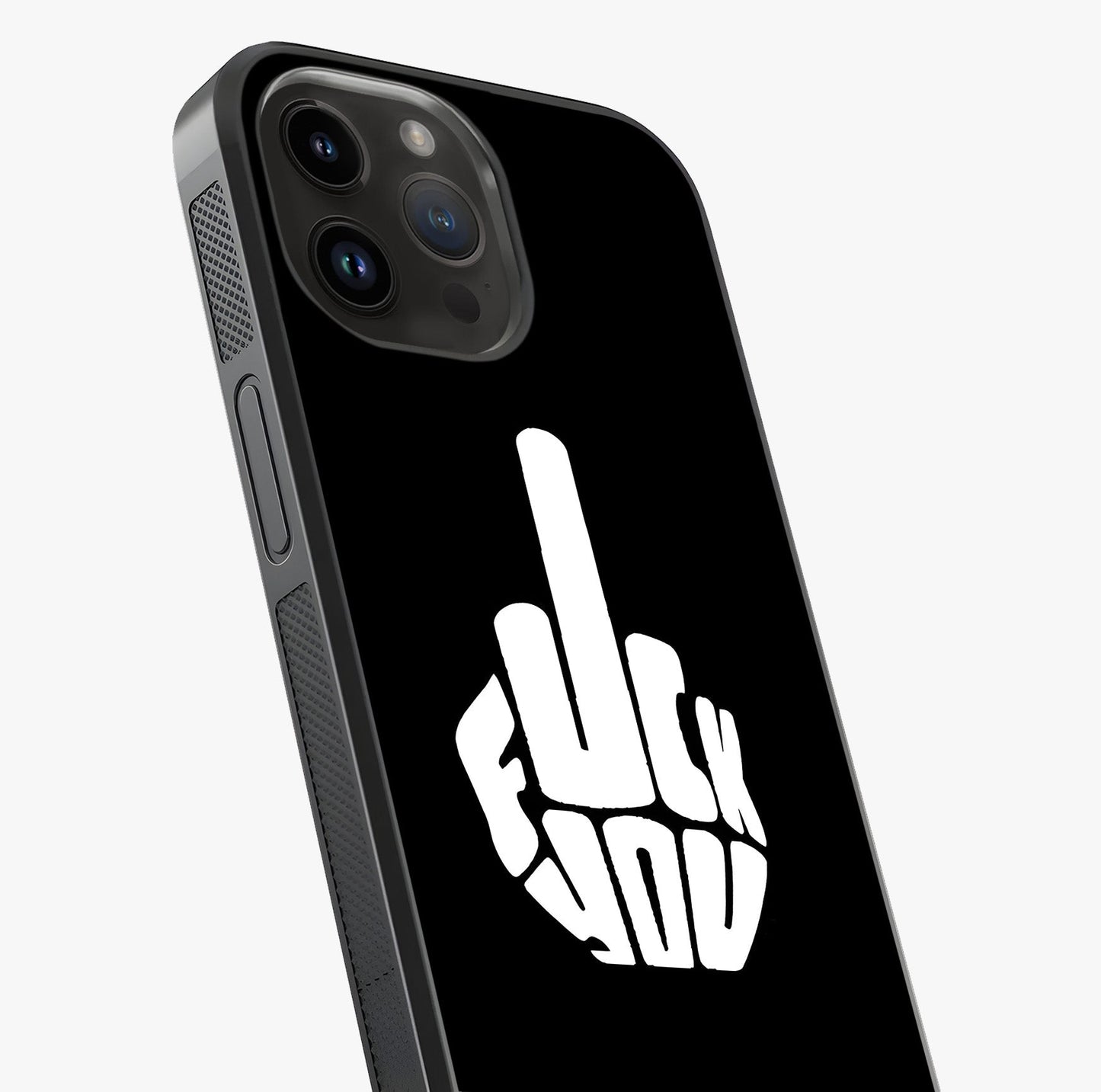 Rebel Mode On Glass Case captured at a warm angle highlighting gloss, texture and premium glass finish.