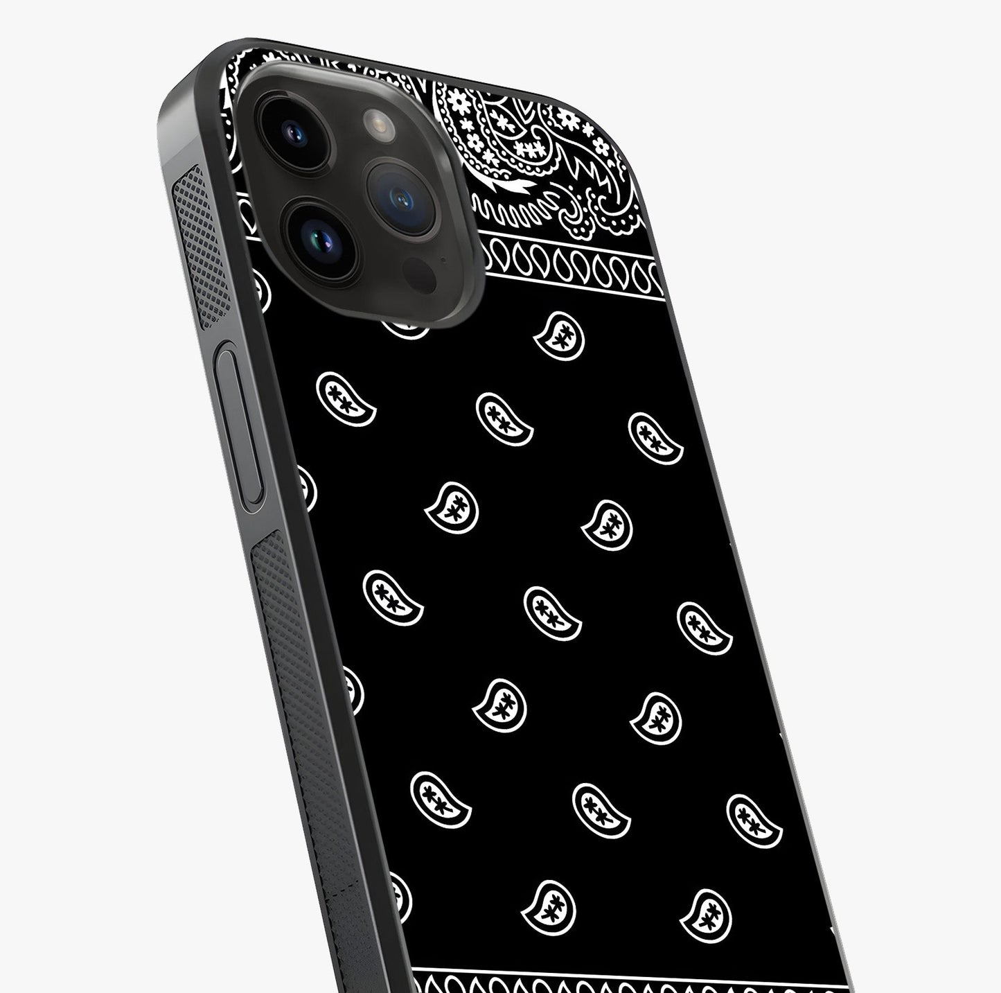 Retro Rebel Threads Glass Case captured at a warm angle highlighting gloss, texture and premium glass finish.