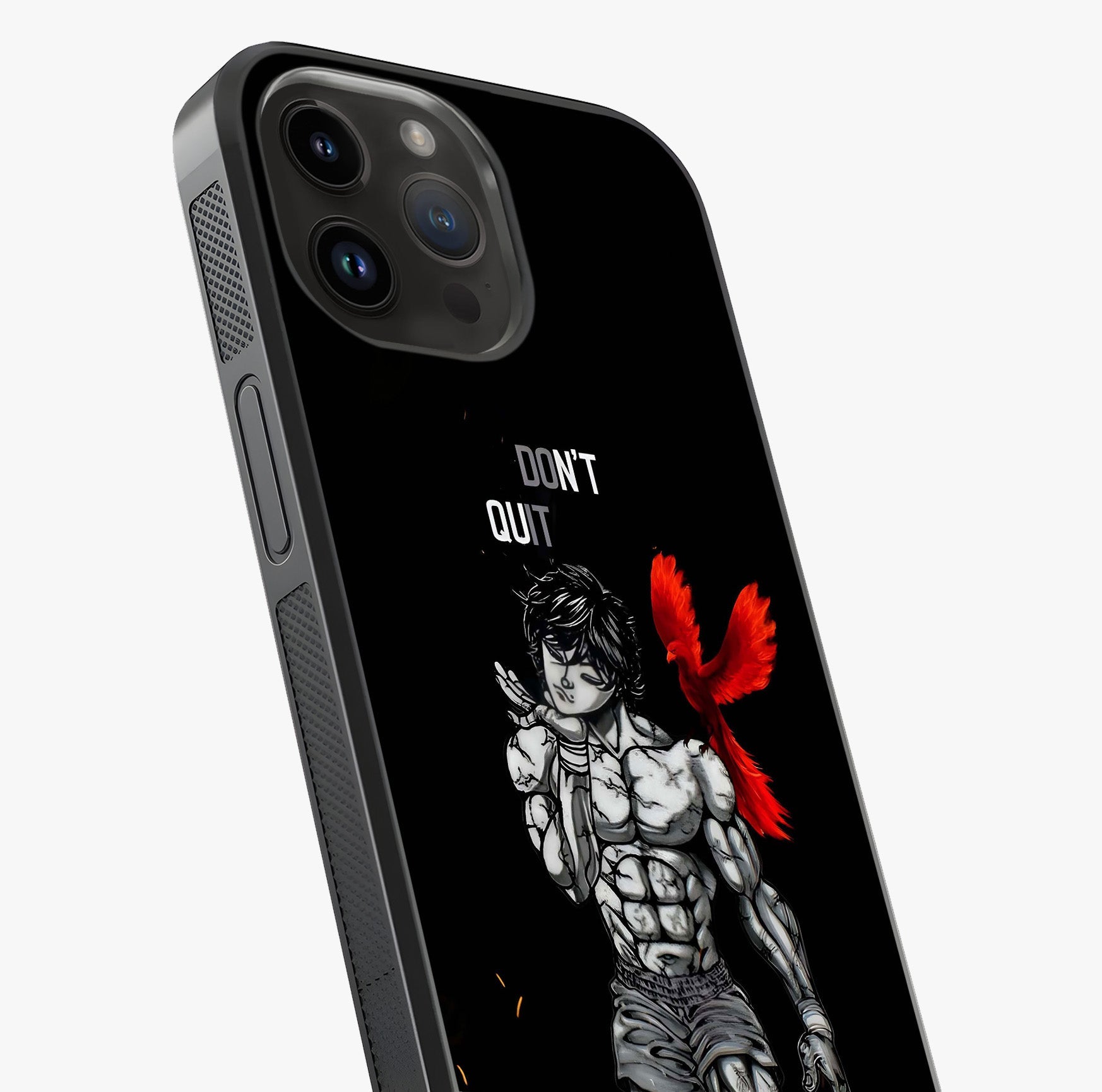 Rise Beyond Limits Glass Case captured at a warm angle highlighting gloss, texture and premium glass finish.