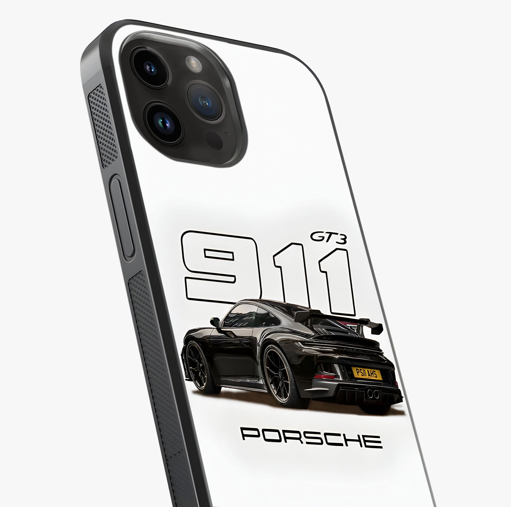 Turbo Legacy Icon Glass Case captured at a warm angle highlighting gloss, texture and premium glass finish.