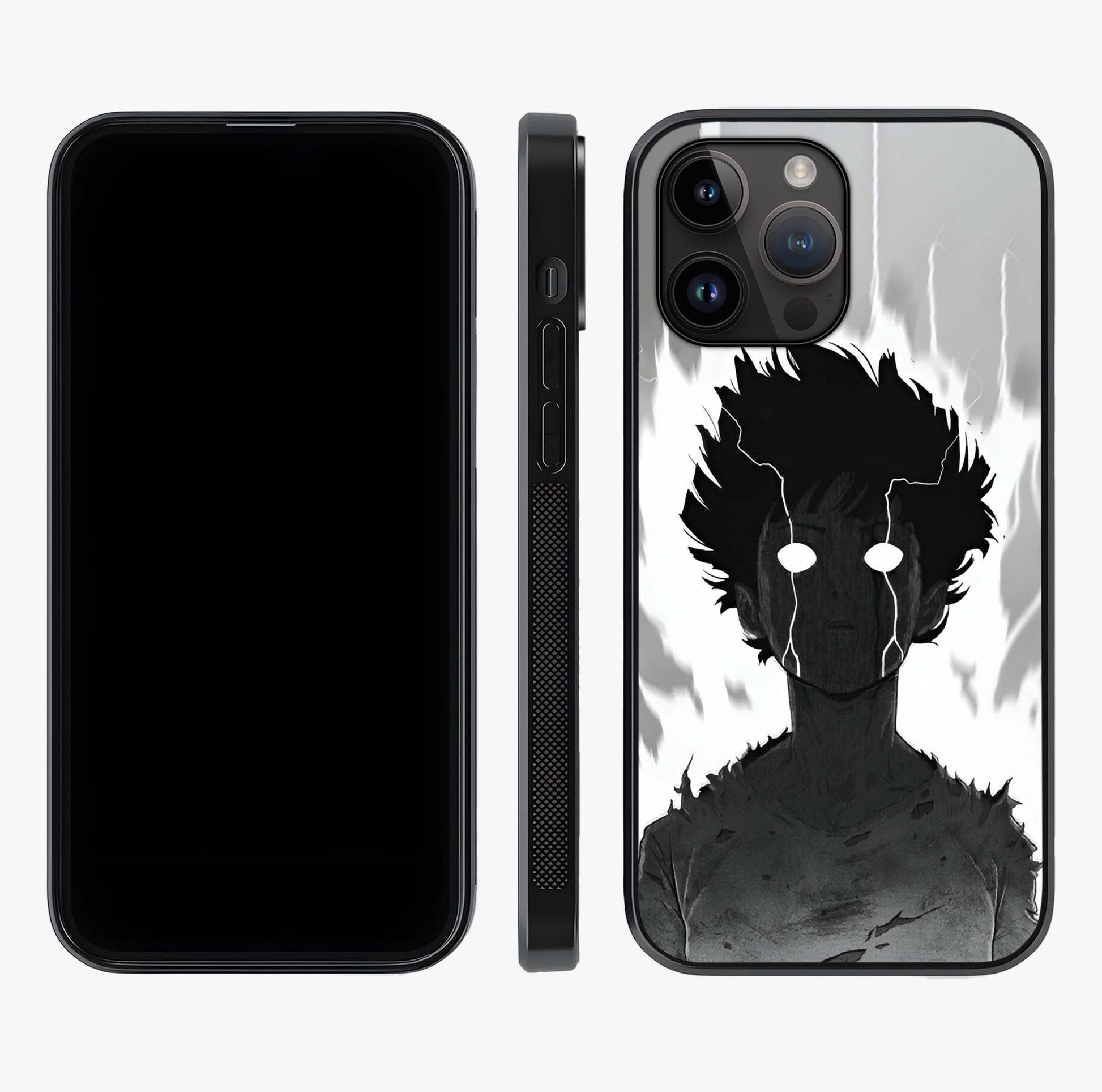 Awakened Inner Rage Glass Case displayed upright for full design visibility and premium finish.