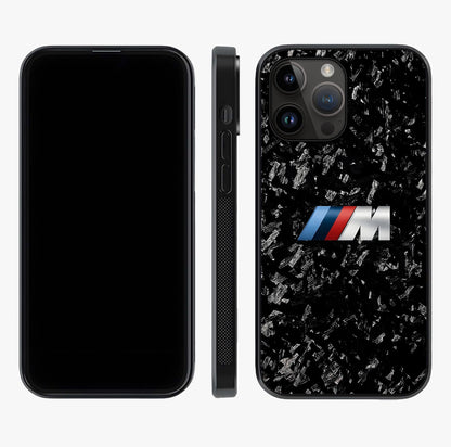Carbon Speed Mark Glass Case displayed upright for full design visibility and premium finish.
