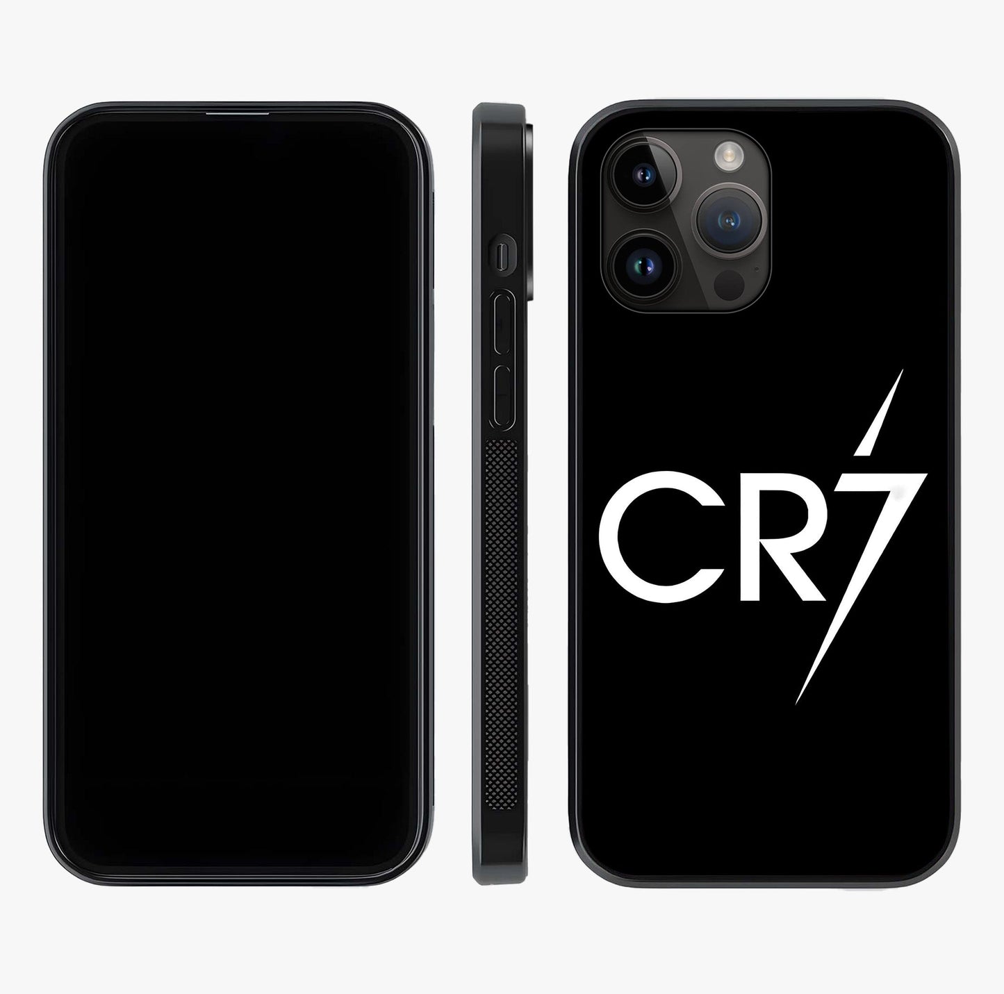 Cr7 Elite Strike Glass Case displayed upright for full design visibility and premium finish.